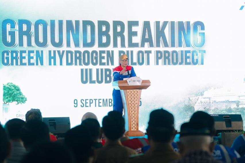 Ground Breaking Pembangunan Pabrik Percontohan Green Hydrogen Project PGE Digelar di Ulubelu Tanggamus