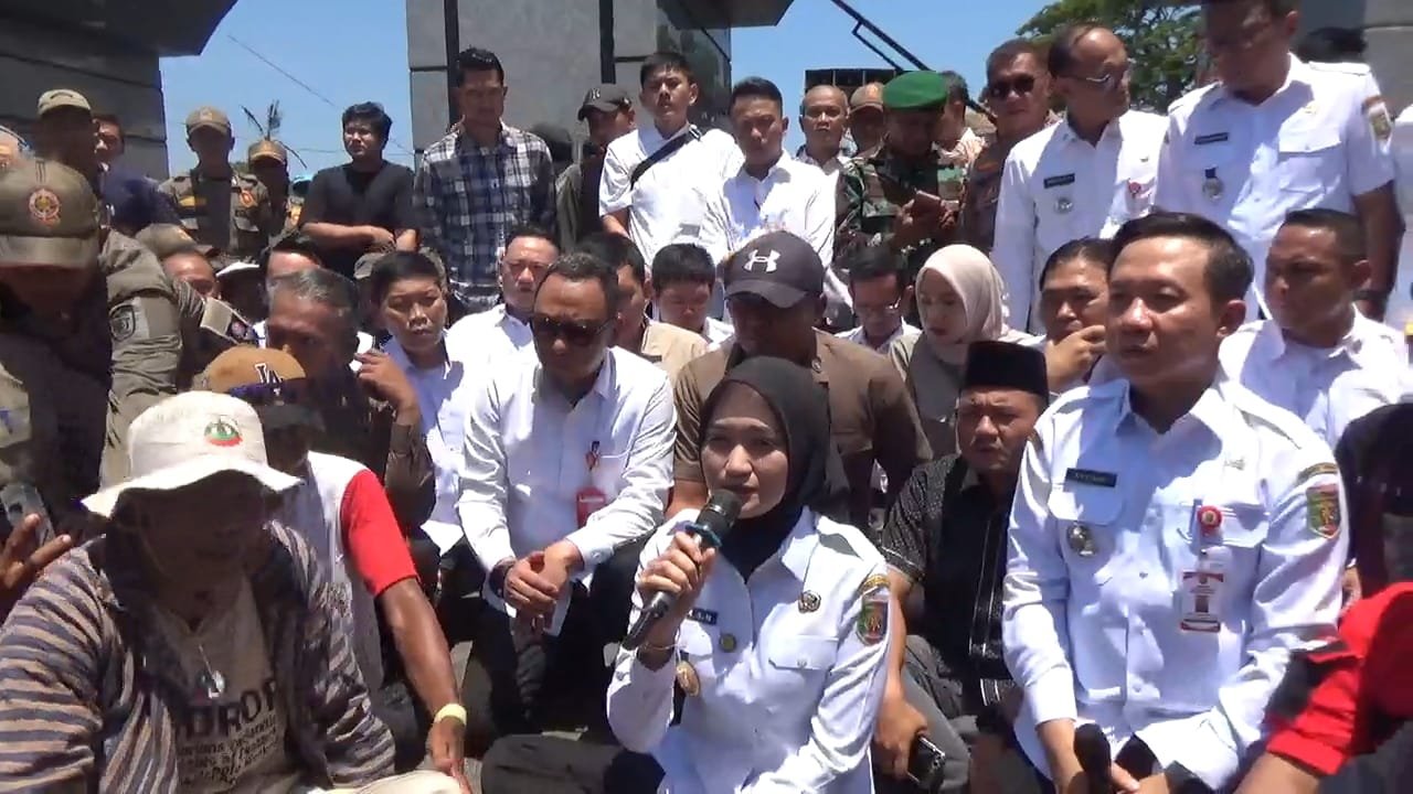 Wagub Jihan Temui Pendemo Petani, Janji Bentuk Tim Konflik Agraria