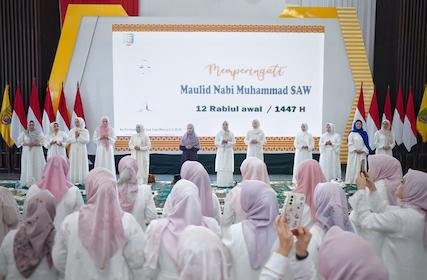 Peringatan Maulid Nabi, Momentum Perkuat Peran Perempuan dalam Pembangunan Provinsi Lampung
