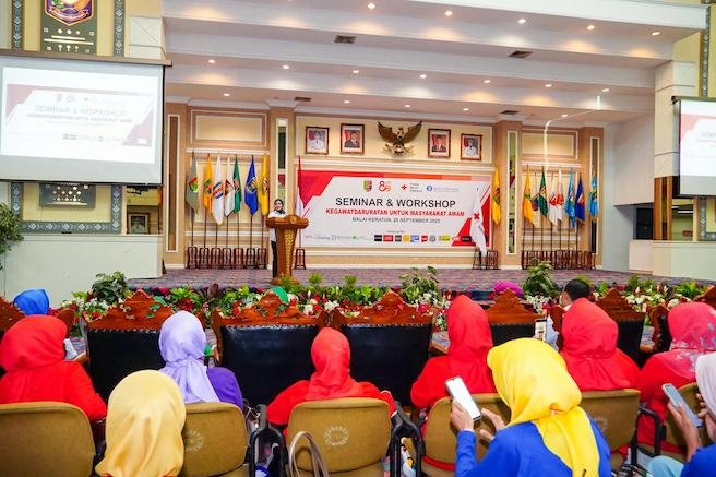 PMI Lampung Perkuat Sinergi Bangun Masyarakat Peduli dan Siaga Darurat