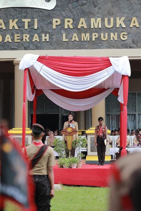 Jambore Pramuka Penggalang Lampung VII 2025 Dorong Semangat Berkarya Menuju Indonesia Emas 2045