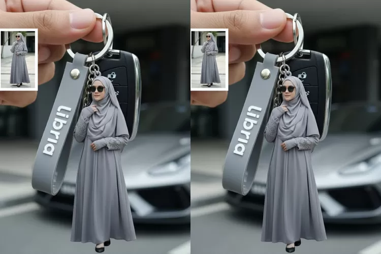 Kumpulan Prompt Gemini AI untuk Edit Foto Miniatur Gantungan Kunci di Google Gemini AI, Gampang Banget!