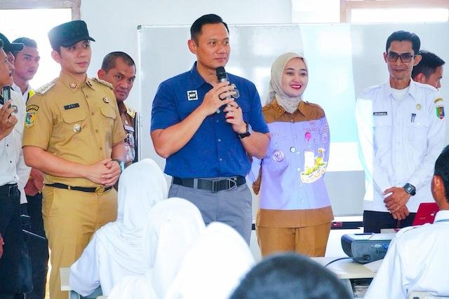 Tinjau SRMA 32 Lampung Selatan, Ini Pesan Menko AHY!