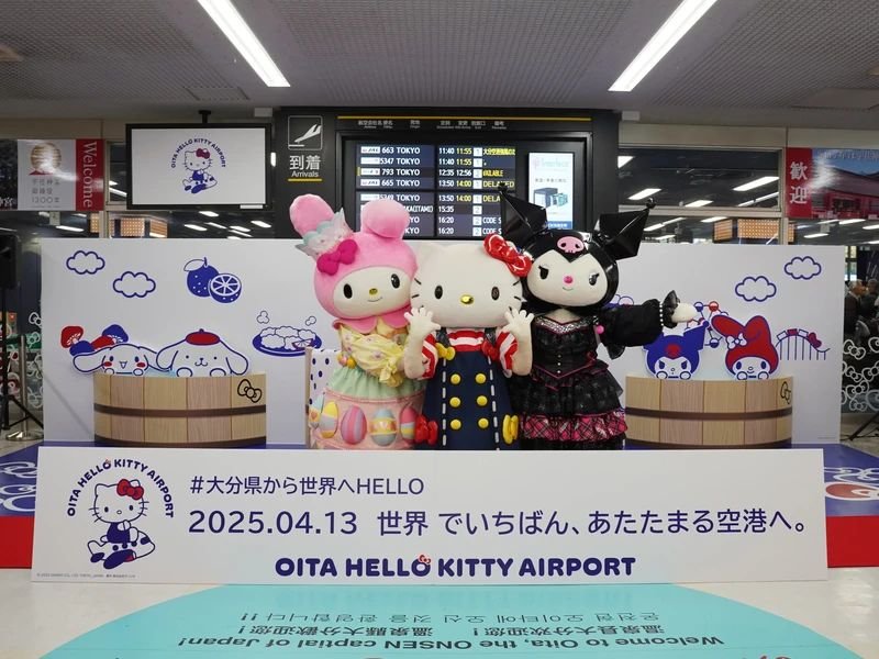 Bandara Bertema Hello Kitty Pertama di Jepang Resmi Dibuka