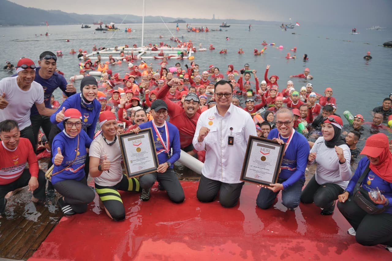 Kodam XXI/Radin Inten Dan Pemprov Lampung Gelar Renang Merdeka 2025