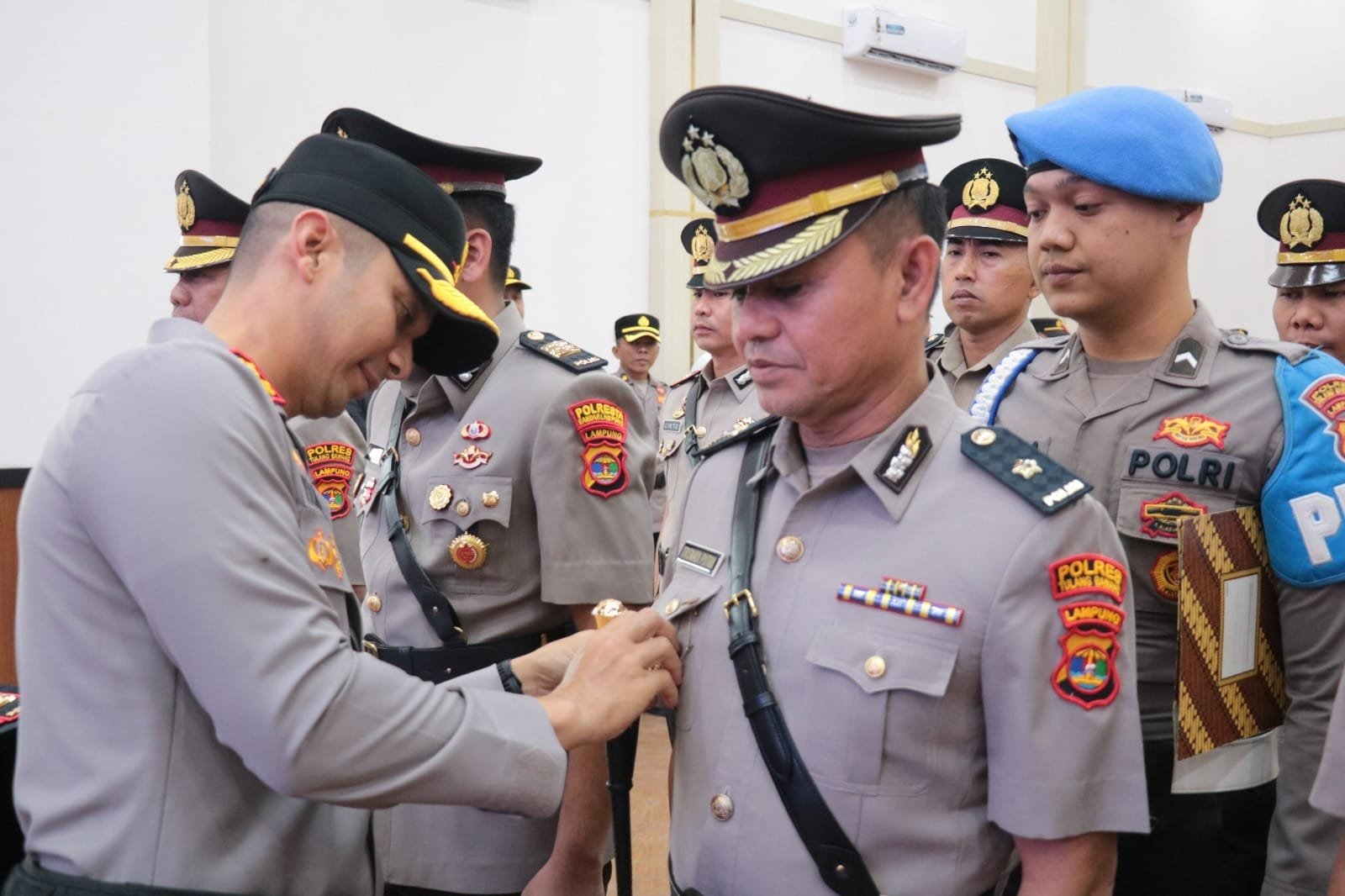 Polres Tulang Bawang Gelar Upacara Sertijab dan Pelantikan, Simak Daftar Namanya!