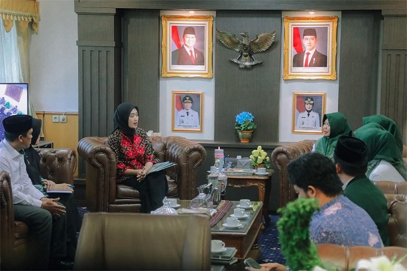 Wakil Gubernur Jihan Nurlela Terima Kunjungan Lembaga Kemaslahatan Keluarga PWNU Lampung