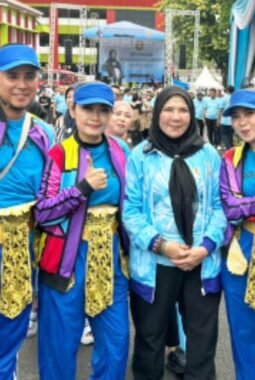 Tim Disdikbud Bandar Lampung Menang Telak di Senam ‘Tabola Bale’