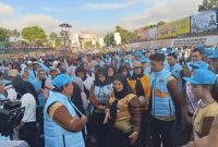 Gelaran APEKSI Outlook 2025 berlangsung meriah. Walikota Bandar Lampung Eva Dwiana menyuguhkan sajian kuliner produksi UMKM setempat, juga mengajak para walikota dari 56 daerah se-Indonesia menyaksikan pemandangan kota.