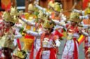 Parade budaya menjadi andalan pada berbagai kegiatan di Bandar Lampung. (Foto: ist)