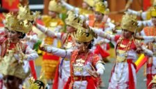 Parade budaya menjadi andalan pada berbagai kegiatan di Bandar Lampung. (Foto: ist)