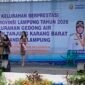 Wali Kota Bandar Lampung, Eva Dwiana, pada penilaian perlombaan kelurahan Tingkat Provinsi Lampung di Kelurahan Gedong Air, Kecamatan Tanjungkarang Barat.(foto: ist)