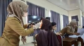 Dinas Kesehatan Kota Bandar Lampung gelar Pemeriksaan Kesehatan Gratis (PKG) secara serentak di seluruh Puskesmas. (Foto: ist)