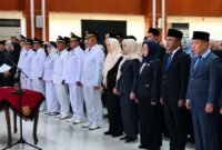 Pelantikan puluhan pejabat di lingkup Pemkot Bandar Lampung. (Foto: ist)