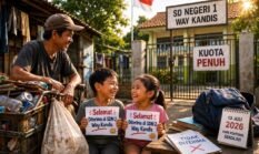 Respon Satset Camat Tanjung Senang, Anak Sodik Senyum Riang